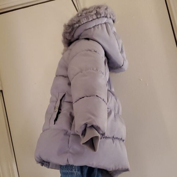 Jessica Simpson Puffer Winter Coat Jacket MAUVE Quilted INFANT Girl 12 Months - Picture 7 of 16